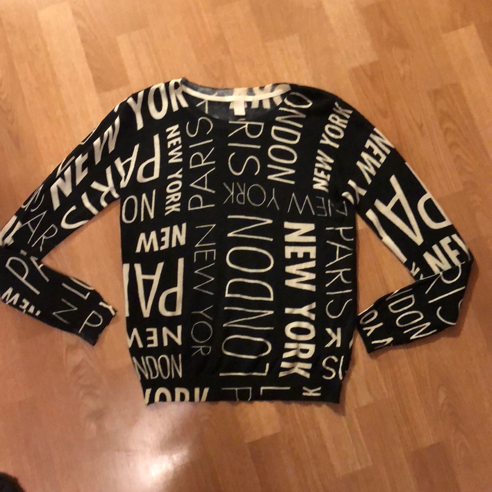 Black and Cream Forever 21 Sweater - Picture 1 of 8